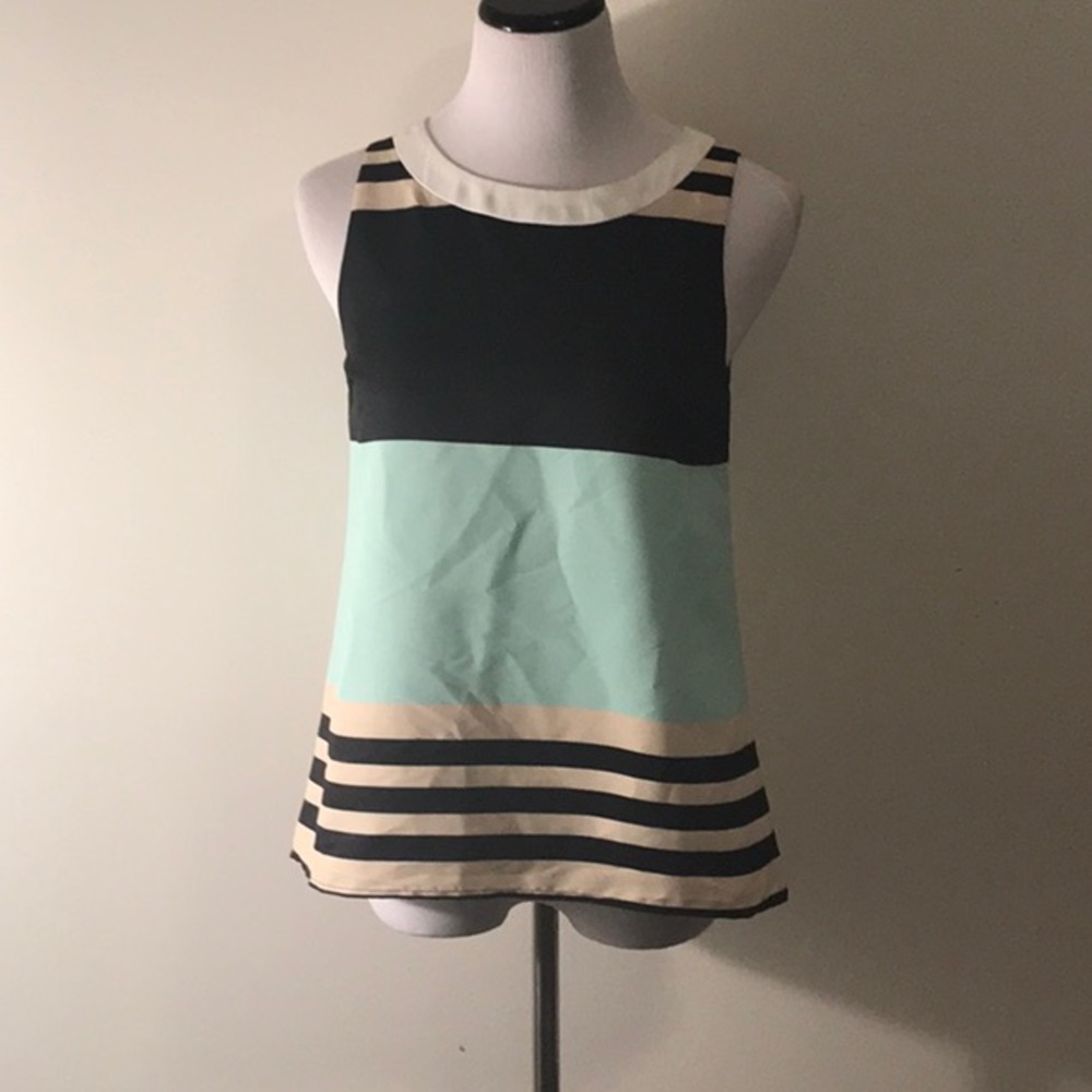 Anthropologie Troubadour 4 striped top shirt nwot